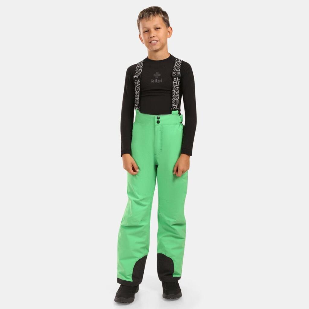 Kilpi Dječije skijaške pantalone Mimas-J, Zelene