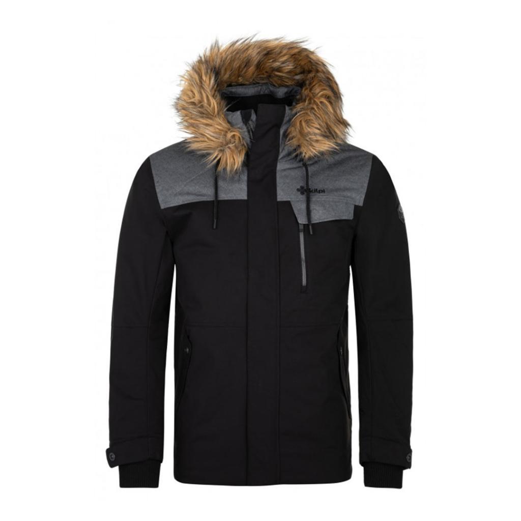 Kilpi Muška skijaška jakna ALPHA-M, Crno-siva