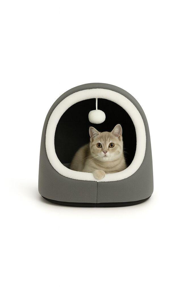 Mačji krevet Paws & Whiskers Alaska STD, 40 x 35 x 35 cm, antracit