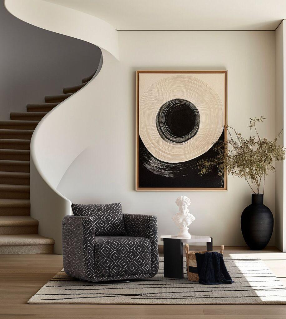 Atelier del Sofa Fotelja Nora, 75 x 70 x 80 cm, Crna