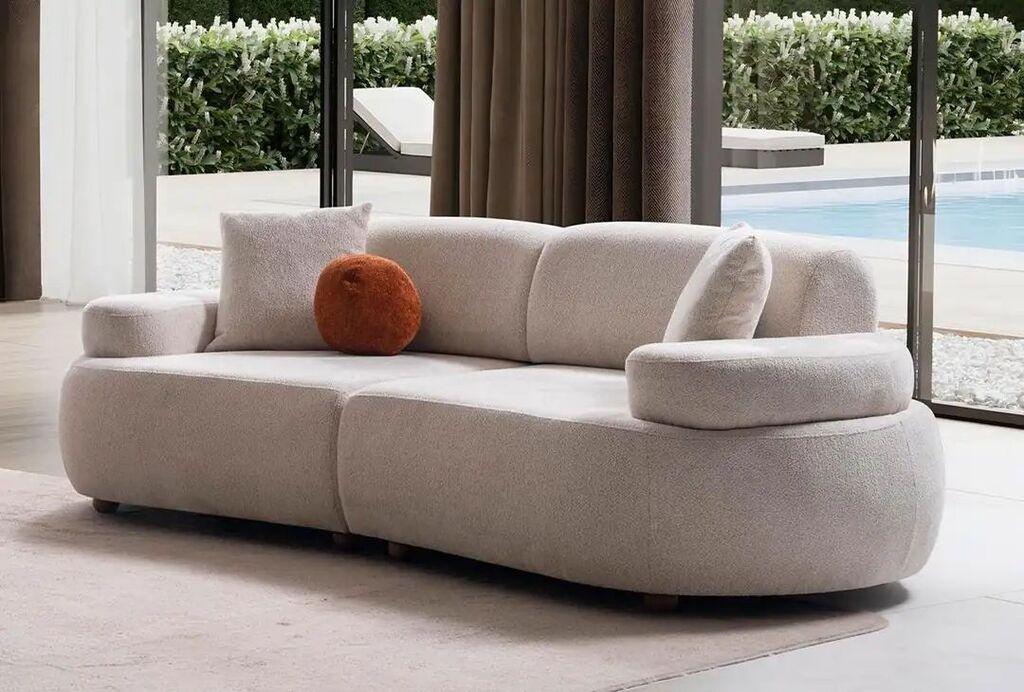 Atelier del Sofa Trosed Rio, 252 x 90 x 77 cm, Krem