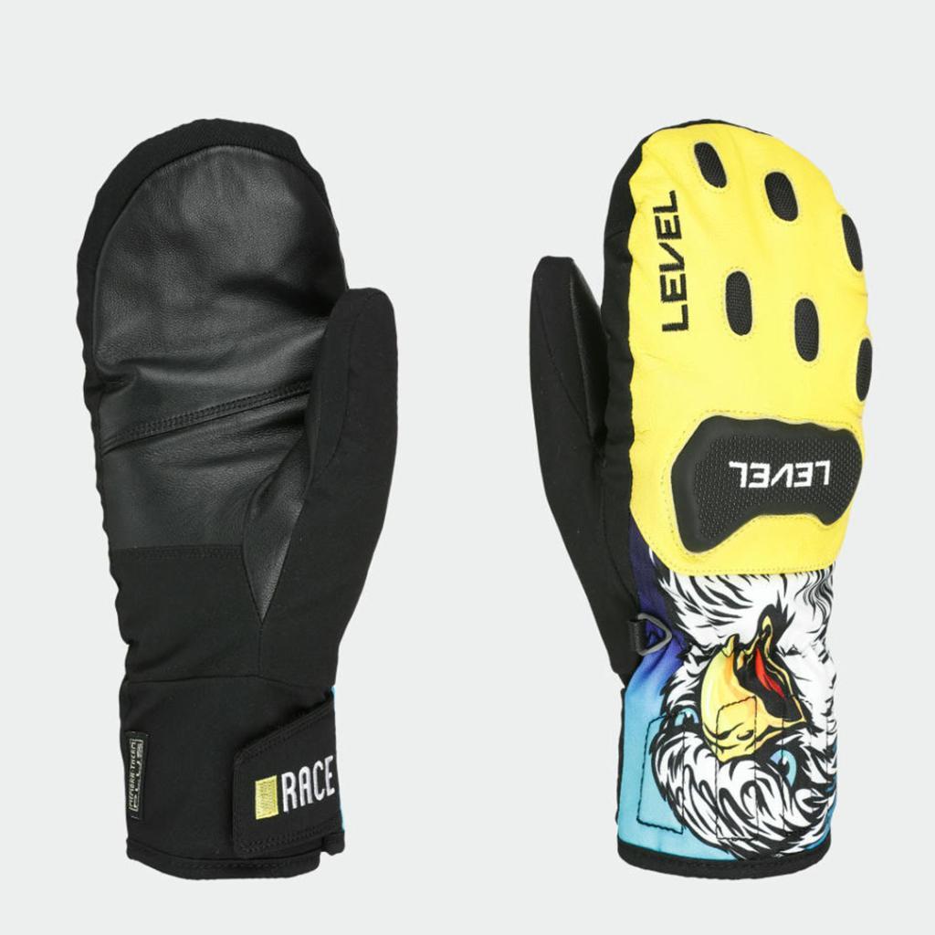 Level Rukavice REPLICA MITT, Crno-žute