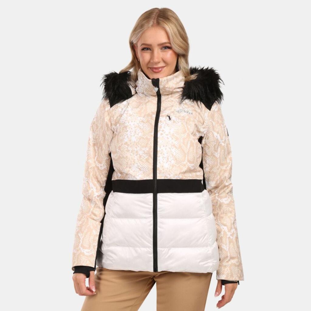Kilpi Ženska jakna za skijanje Lena-W, Roze-bijela