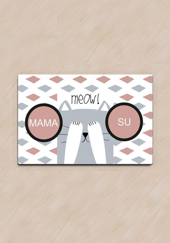 Podloga za posuđe Paws & Whiskers Wei, šarena