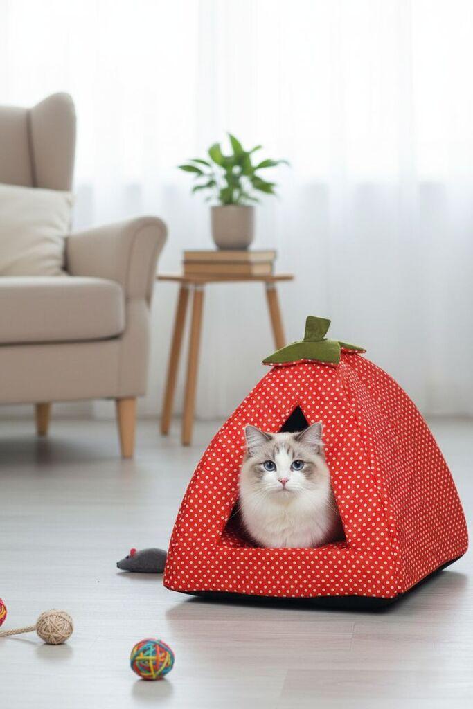 Mačji krevet Paws & Whiskers Bcps1001, plavi