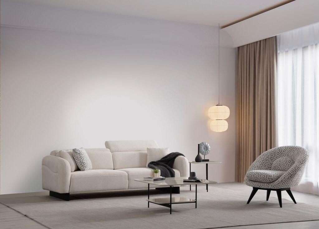 Atelier del Sofa Trosed Caprice, 230 cm, Bijela