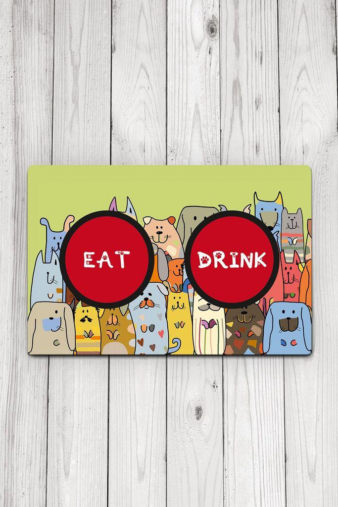 Prostirka za lonce Paws & Whiskers, polarna, šarena