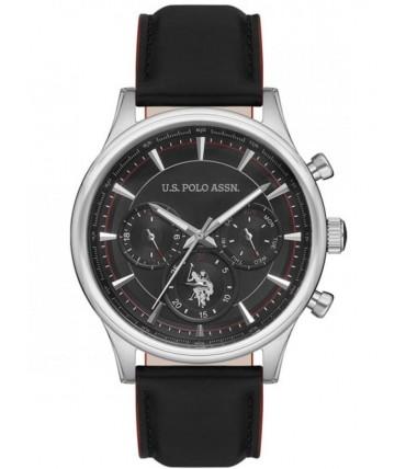U.S. POLO ASSN. Muški ručni sat USPA1010-07, Kvarcni mehanizam, Smeđe kućište, Crni