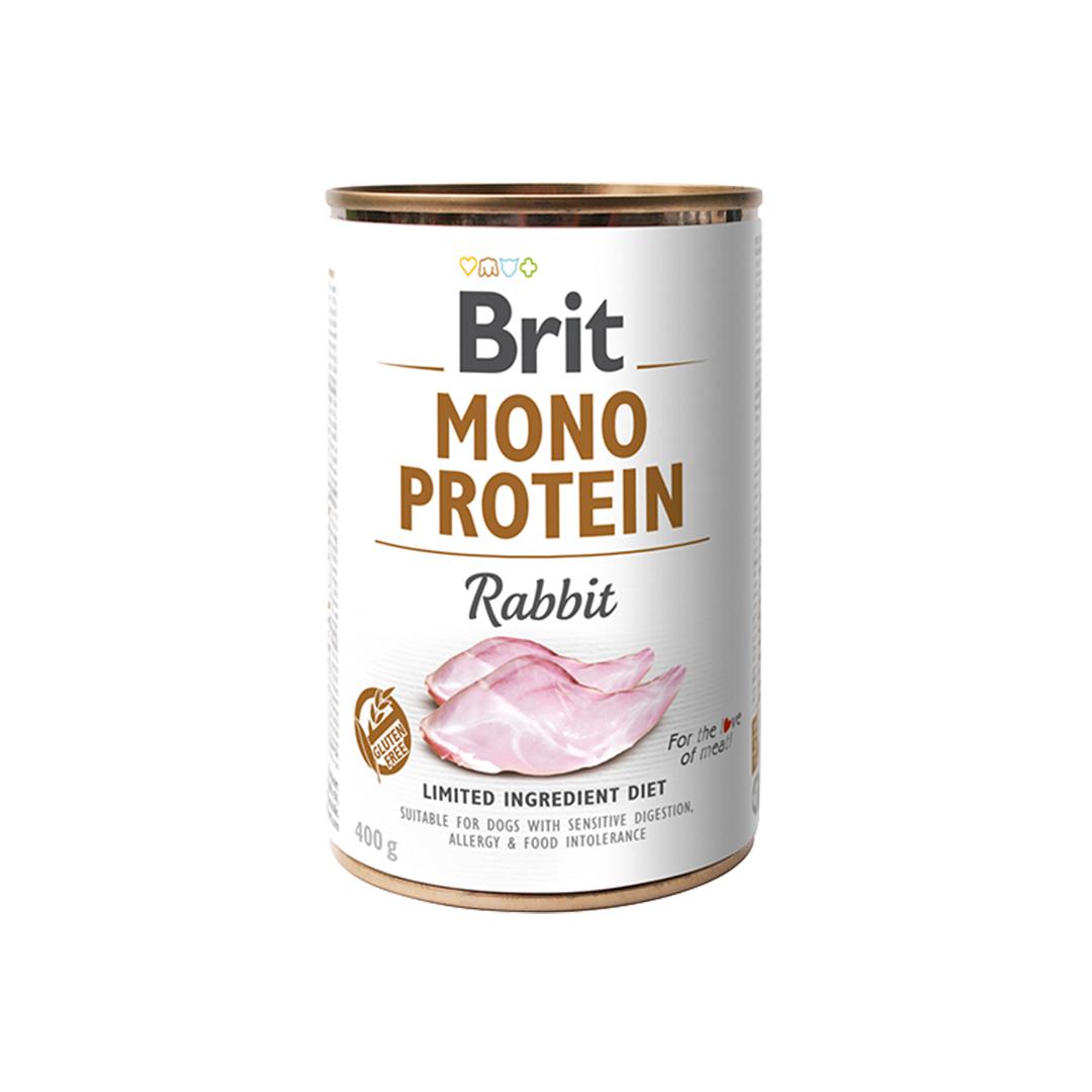 BRIT Pašteta za pse Mono Protein, Zečetina, 400 g