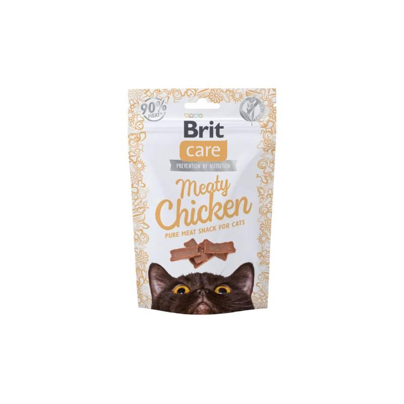 BRIT Poslastice za mačke Meaty Chicken, 50g