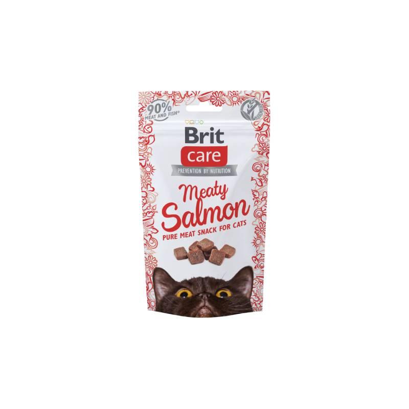 BRIT Poslastice za mačke Meaty Salmon, 50g