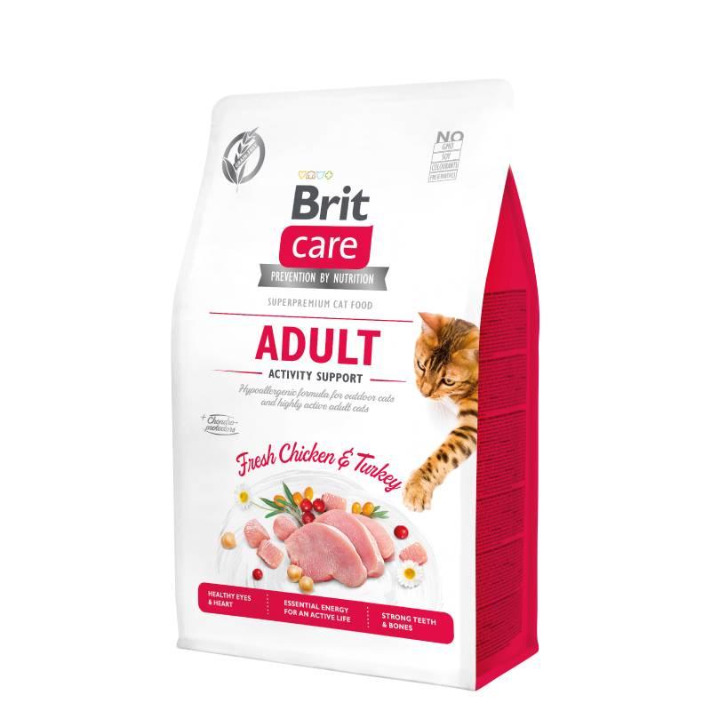 BRIT Vlažna hrana za mačke, Piletina i puretina, 400 gr