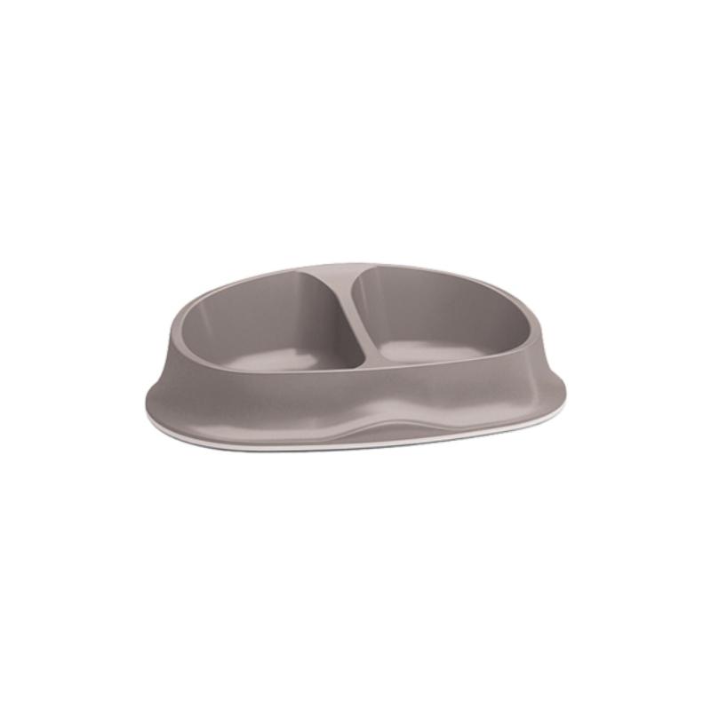 STEFANPLAST Zdjela za kućne ljubimce Chic, Dvostrana, 2 x 250 ml, Bež