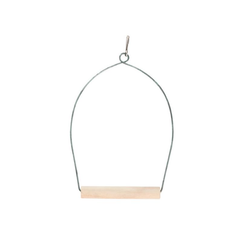 KERBL Ljuljaška za ptice, Drvena, 10 x 20 cm