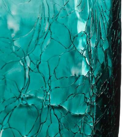 Atmosphera Vaza Cylinder, 12.2x20  cm, Petrolej