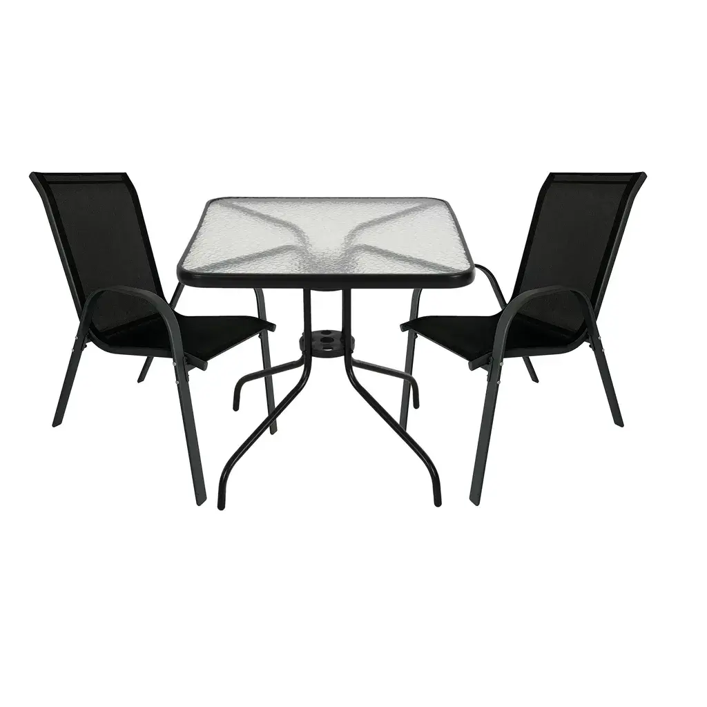 Expert baštenska garnitura SET 8 Valencia sto 60 x 60 x 70 cm i 2 stolice