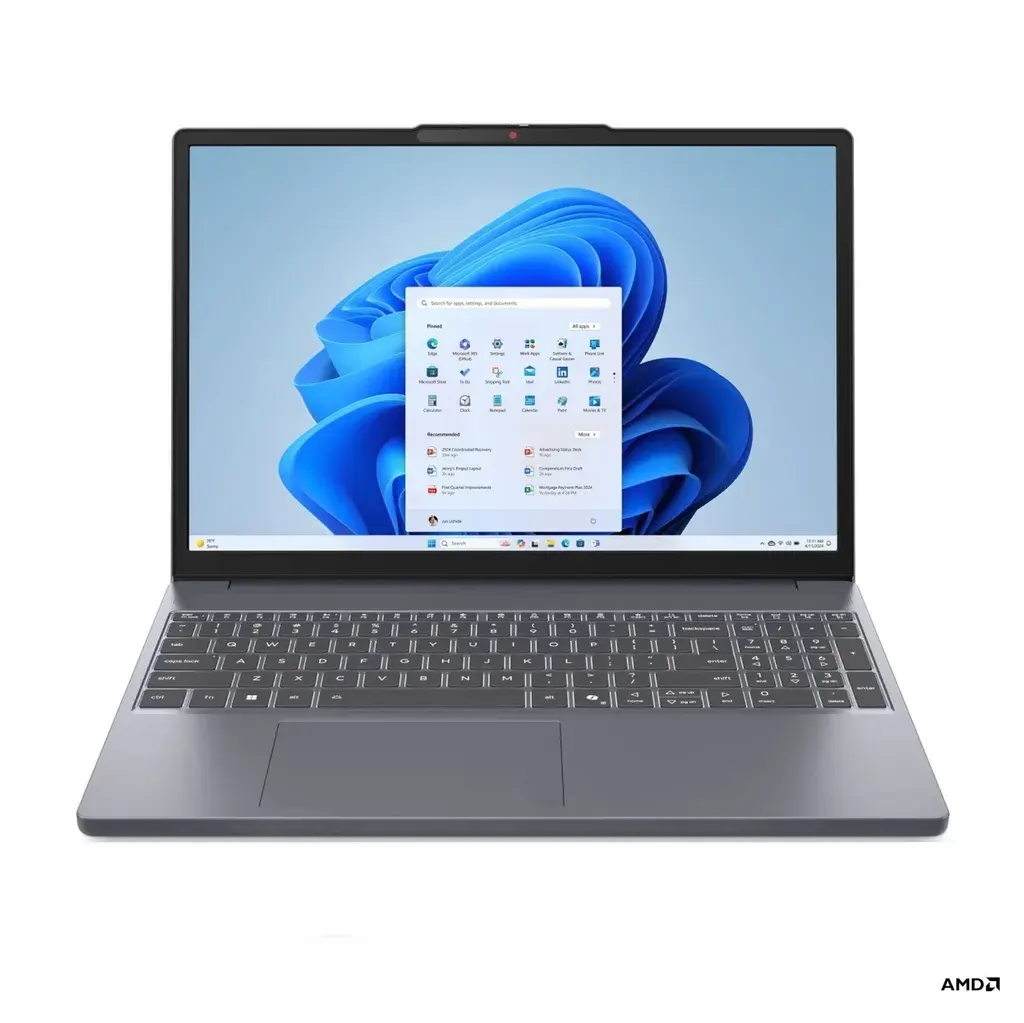 Lenovo Laptop IdeaPad Slim 3, 15.3" FHD AG, Ryzen 7 7735HS, 16GB, 512GB SSD, Windows 11 Pro + MS Office 2024