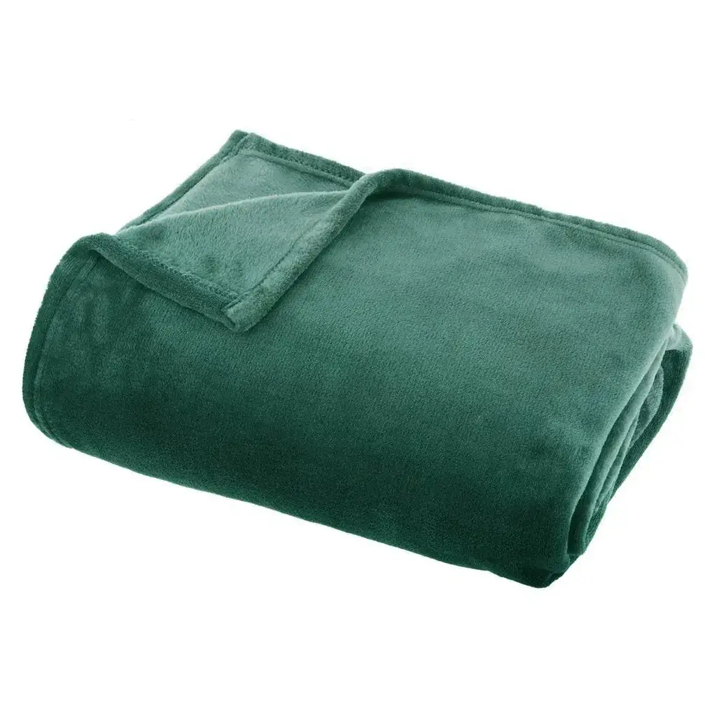 Atmosphera Deka Flanel, 150x125 cm, Zelena