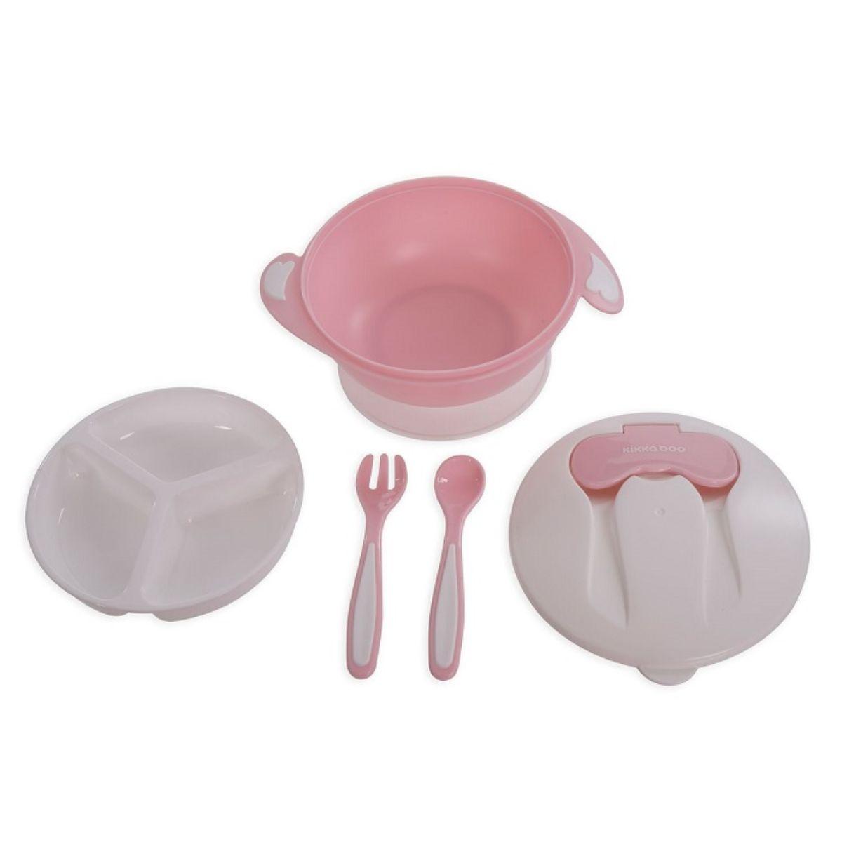 Kikka Boo Posuda 4U1 Pink 31302040069, Roze