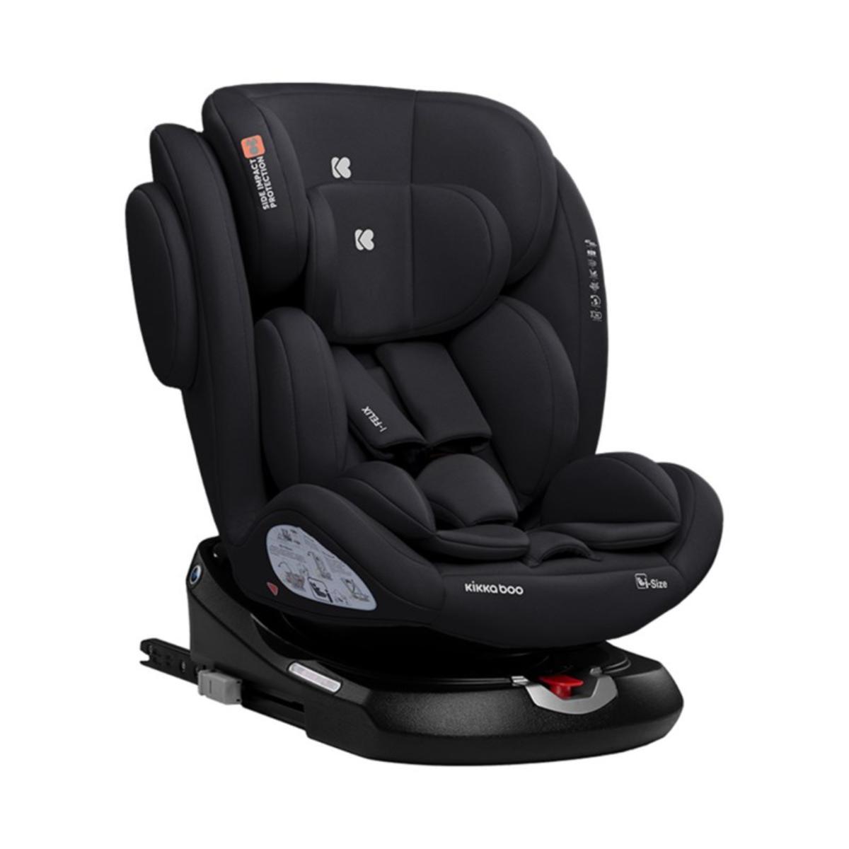 Kikka Boo Autosjedalica I-Felix I-Size Black 31002100035, Crna