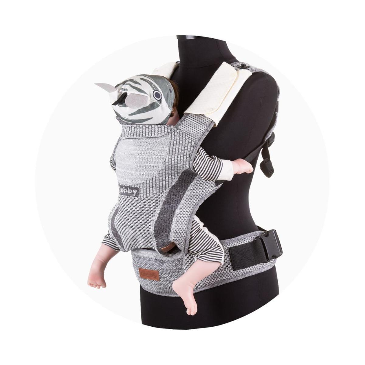 Chipolino Nosiljka kengur Bobby Fly Graphite Kenbyf0232Gt, Sivi