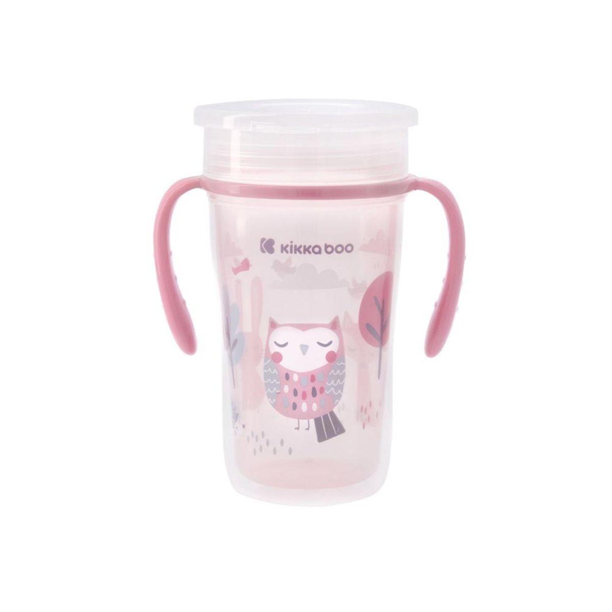 Kikka Boo Trening čaša 360 Owl 31302030050, Roze