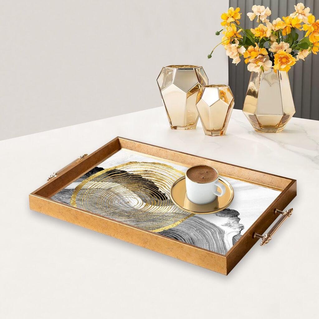 Aberto Design poslužavnik TPEA9820 50 x 29 x 3,5 cm, šareni