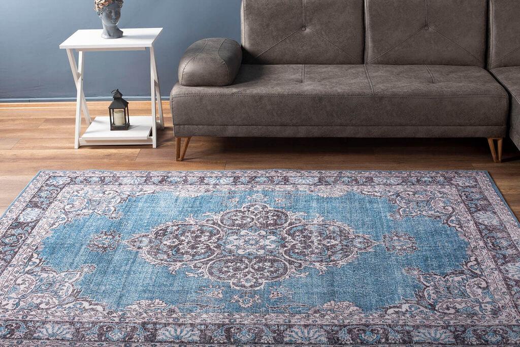 Conceptum Hypnose tepih Blues Chenille 201, 75x230cm, plavi