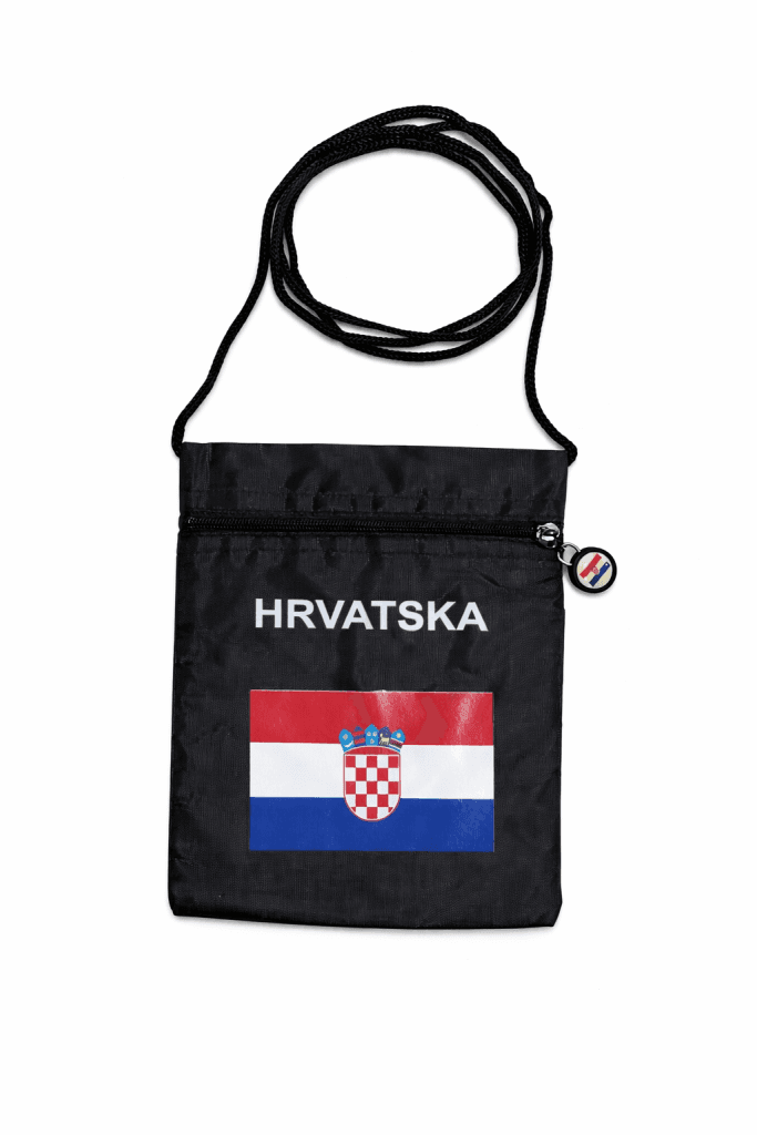 Muška torbica Hrvatska 6827, Crna