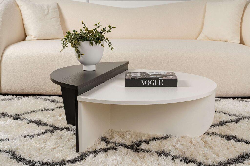 Nordure Club set stolova Orion, 90x60x30, 85x30x35cm, 2 dijela, crna