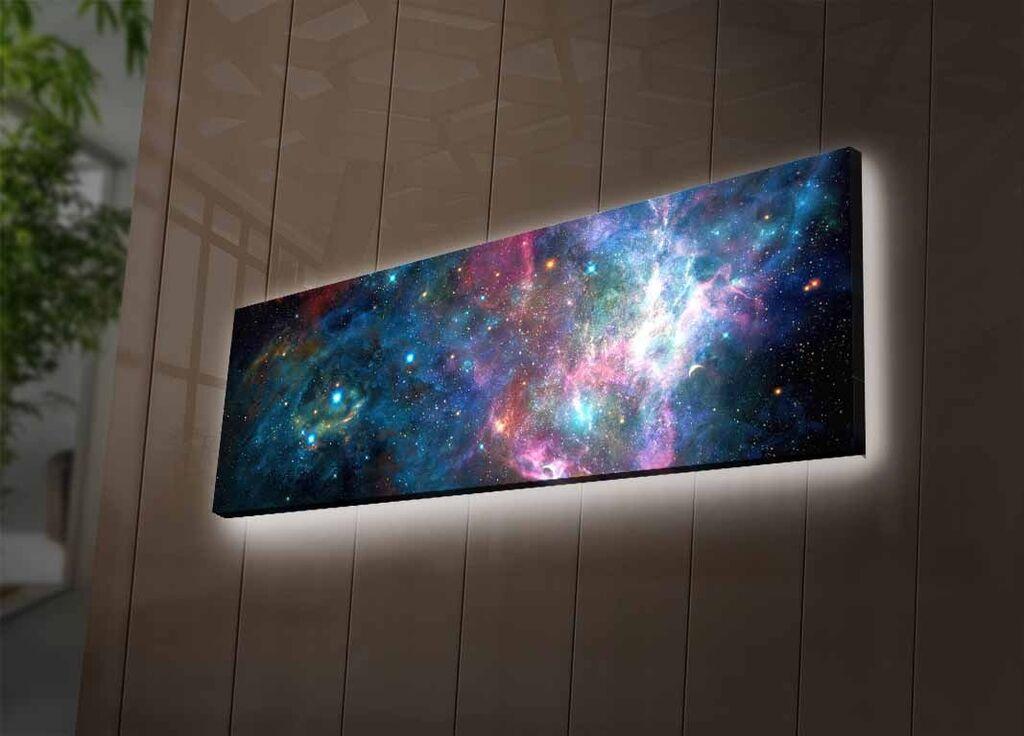 Slika na platnu Wallity sa LED osvetljenjem 30x90cm