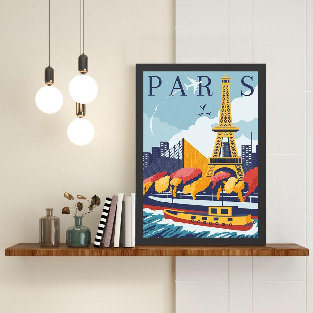 Wallity Uokvirena slika Pariz 4, 35x45 cm