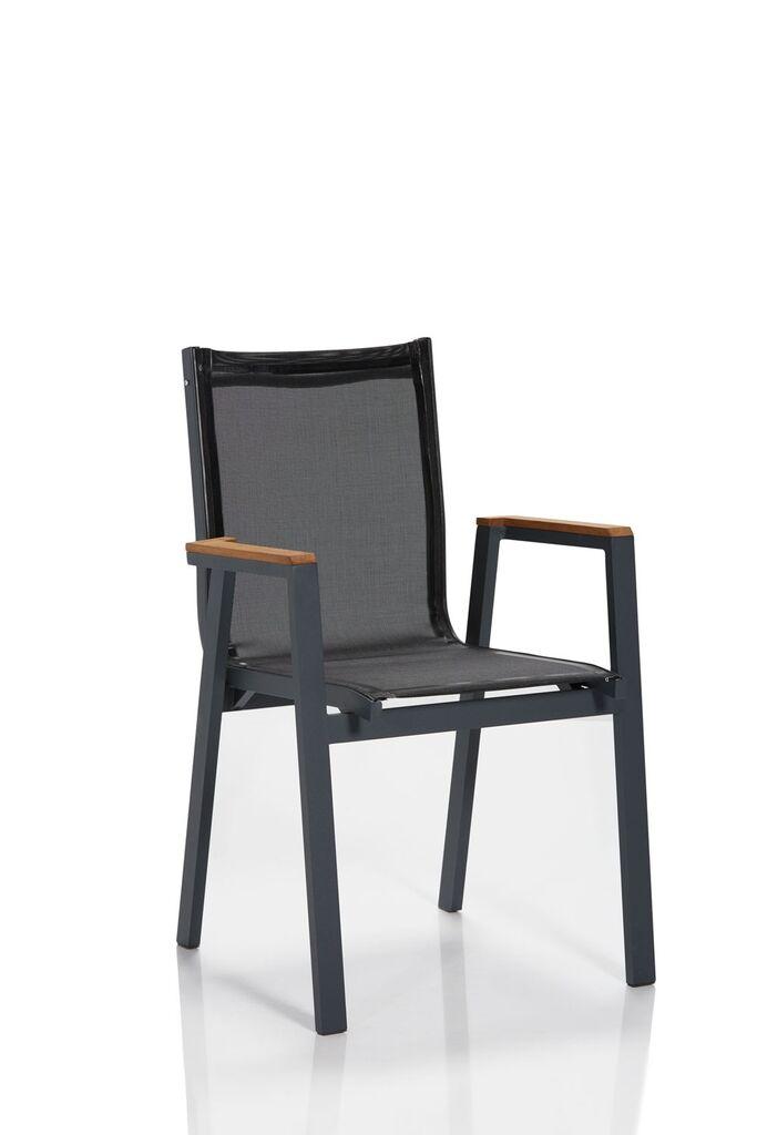 Hanah Home Set vrtnih stolica Ottowa, 57x90x63 cm, 6 dijelova, antracit