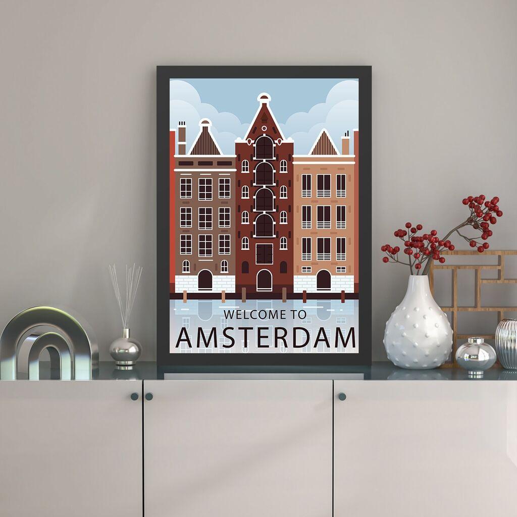 Wallity Uokvirena slika Amsterdam 2, 35x45 cm