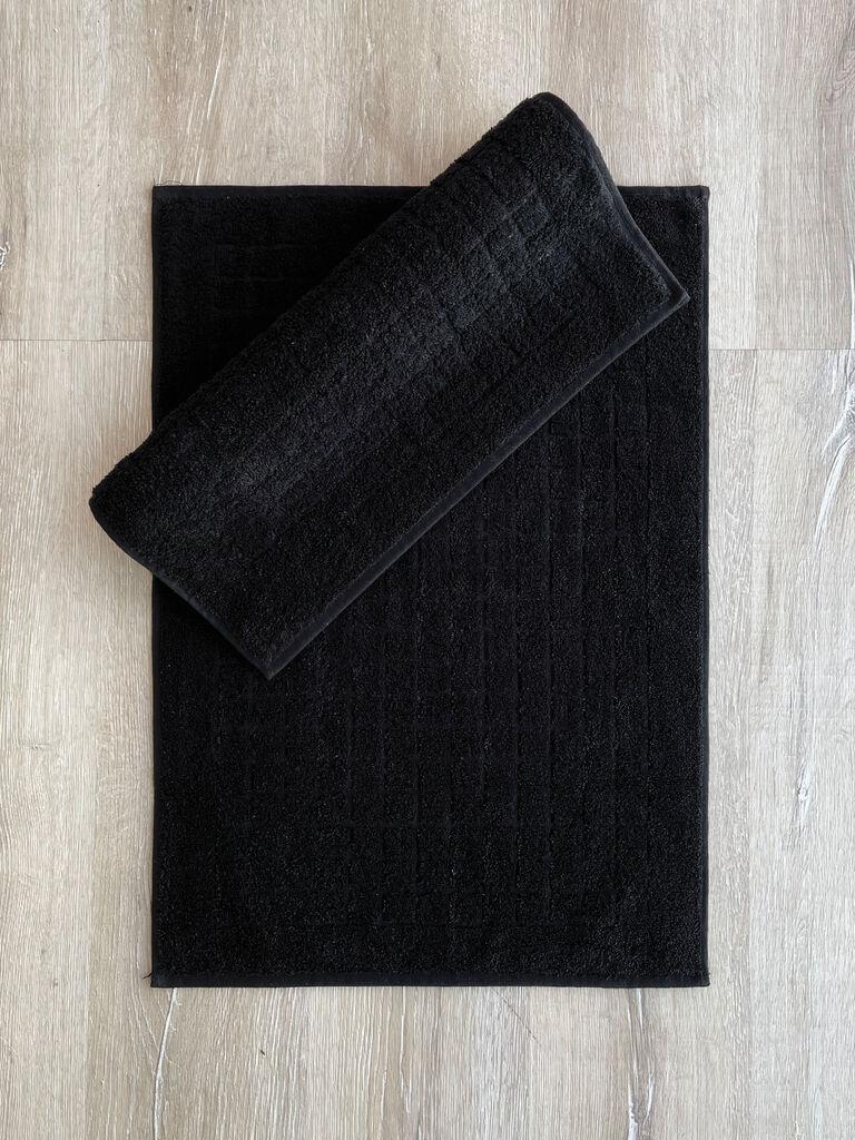 L'essentiel Maison Set od 2 kupaonska tepiha crna
