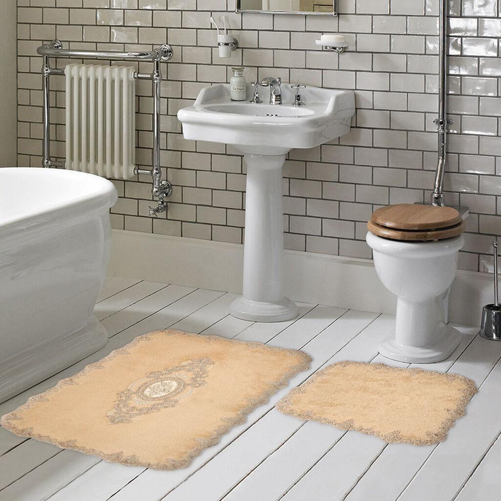 L'essentiel Maison Set od 2 prostirke za kupatilo Cappuccino