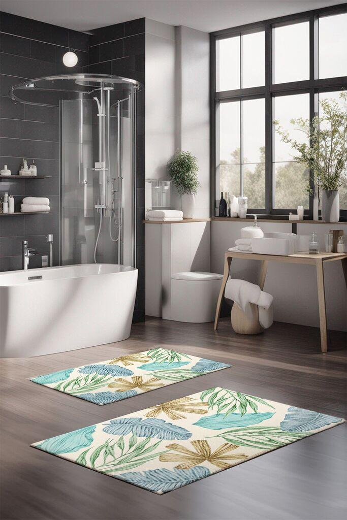 L'essentiel Maison Set tepiha za kupatilo CT-5329, 2 komada, šareni