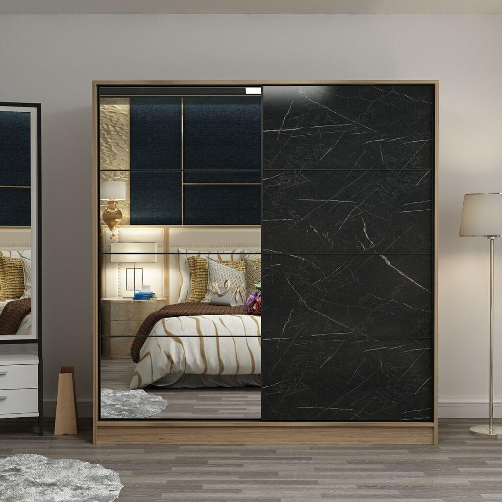 Hanah Home Ormar Kale-3980, 180x210x52 cm, Crna