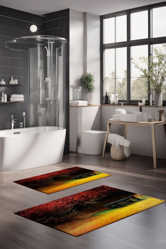 L'essentiel Maison Set prostirki za kupatilo CT-5146, 2 komada, šarene