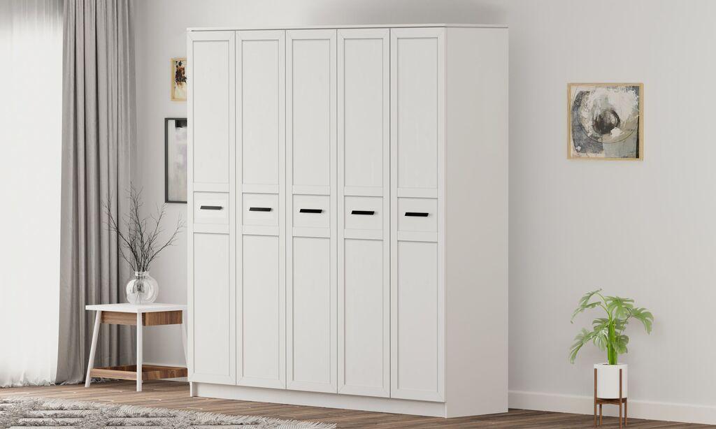 Hanah Home Ormar Rb-168-01-005, 175x210x52 cm, Bijeli