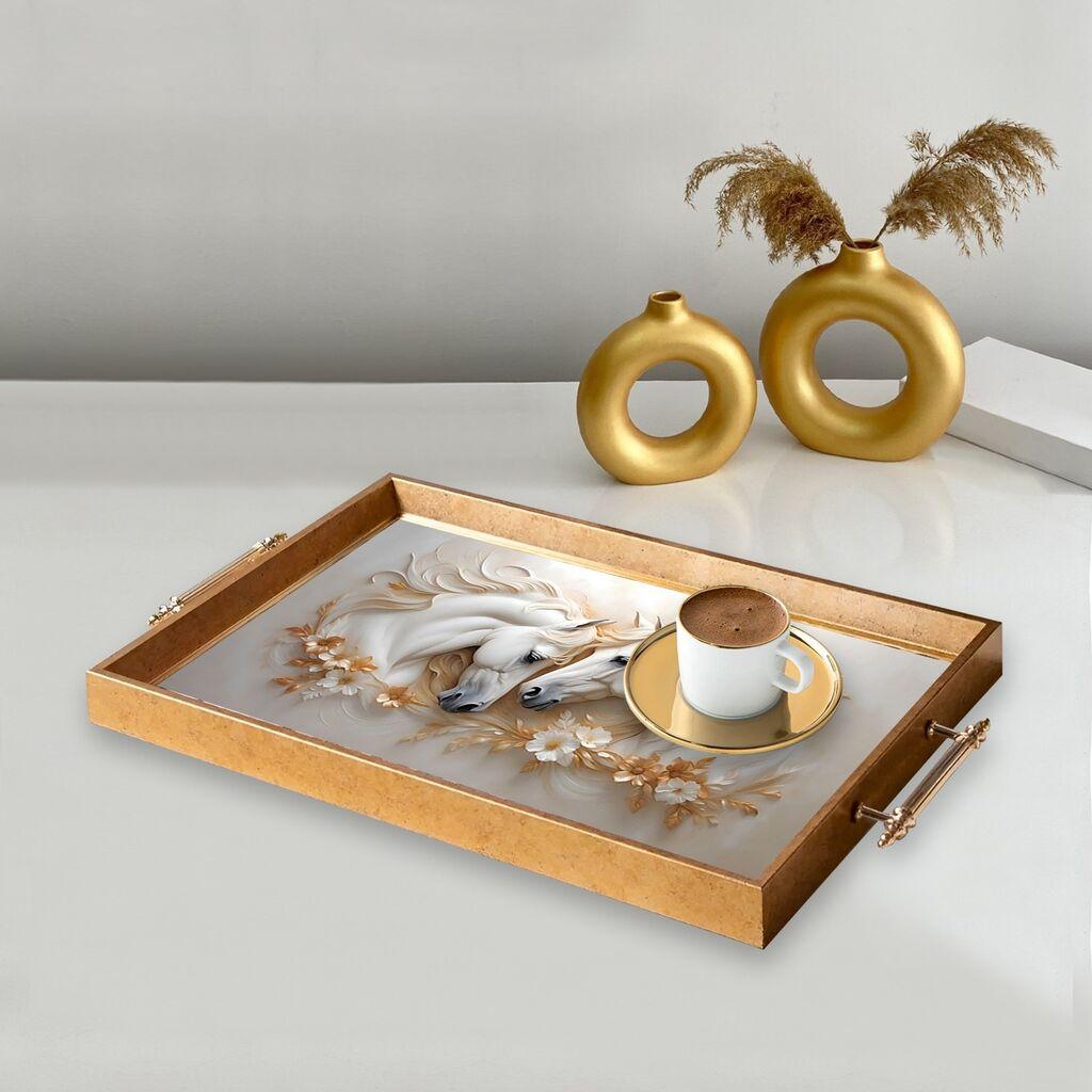Aberto Design poslužavnik TPEA9804 50 x 29 x 3,5 cm, šareni