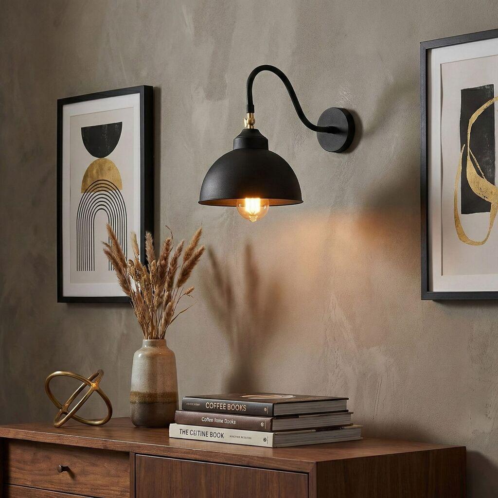 Opviq 892OPV1234 Zidna lampa, crna