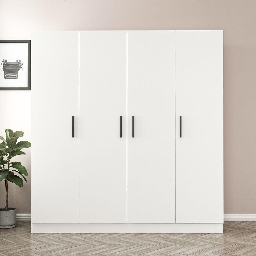 Hanah Home Ormar Kale-3804, 180x210x52 cm, Bijela