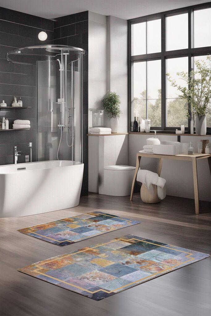 L'essentiel Maison set prostirka za kupatilo CT-5004, šarena