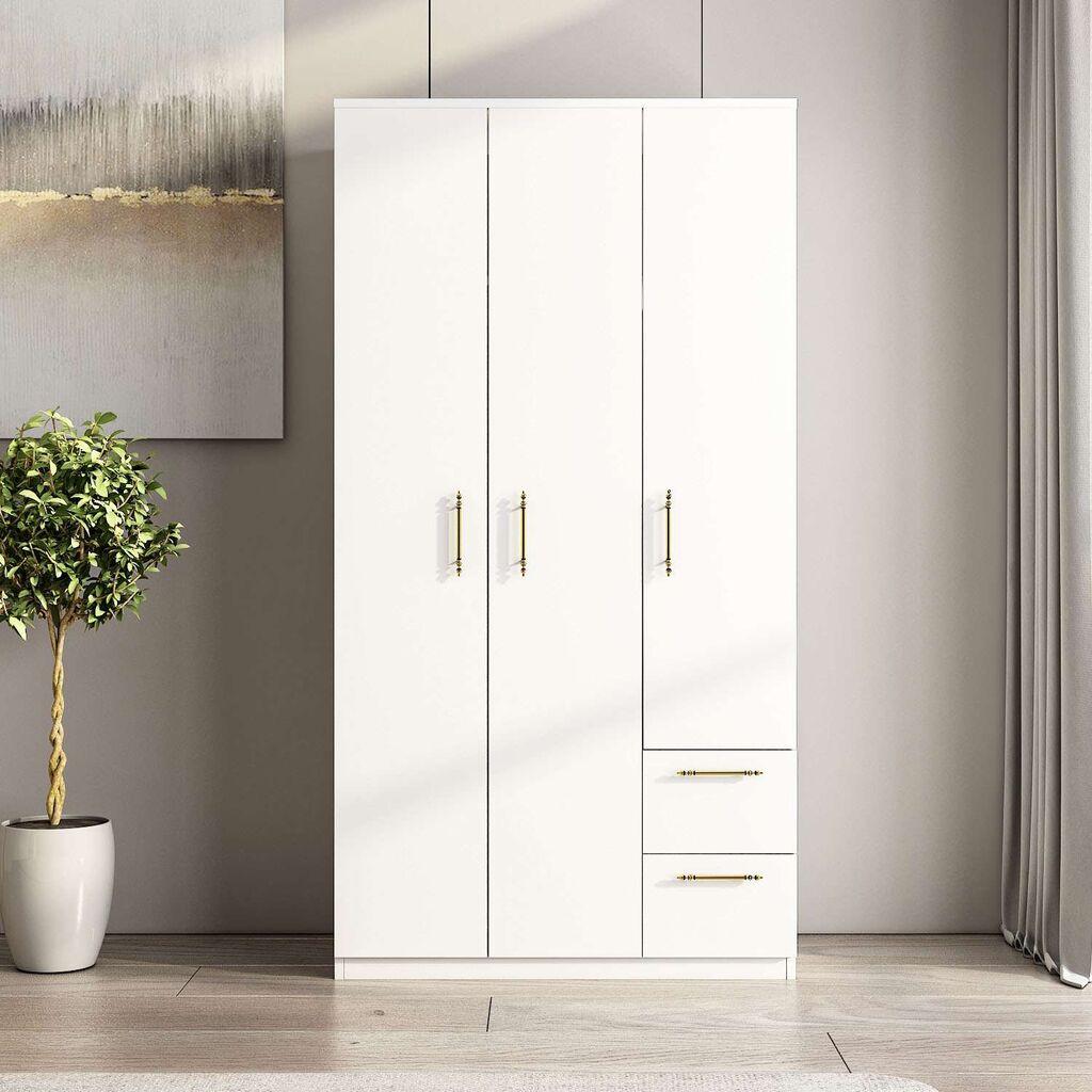 Hanah Home Ormar Merlin, 90x171.8x45 cm, Bijela