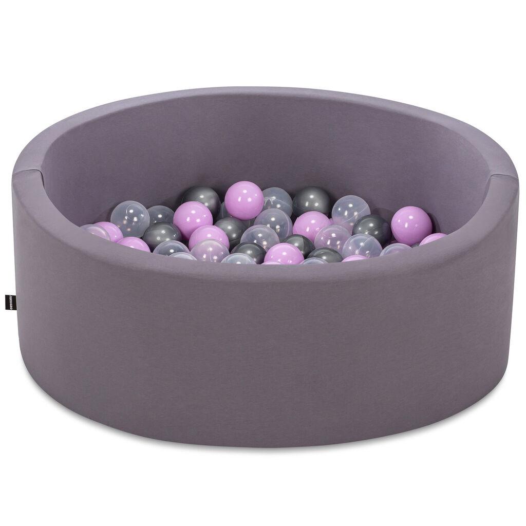 Aberto Design bazen s lopticama, Bubble Pops v7, 85x85x30 cm, siva