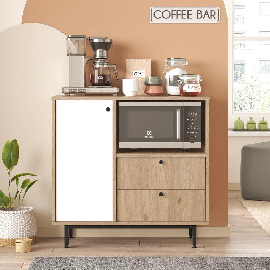 Hanah Home Komoda RE1-SW, 88x85x35.5 cm, Bijela