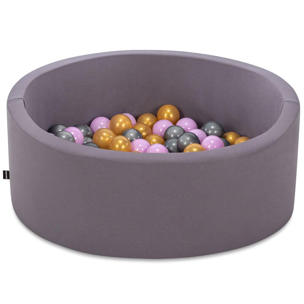 Aberto Design bazen s lopticama, Bubble Pops v8, 85x85x30 cm, siva