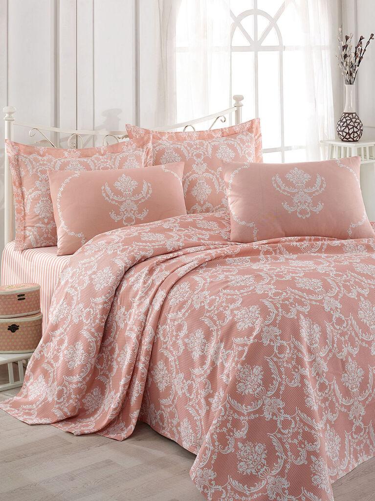 L'essentiel Maison Set Prekrivač za bračni krevet Pure, 200x235cm, Pink