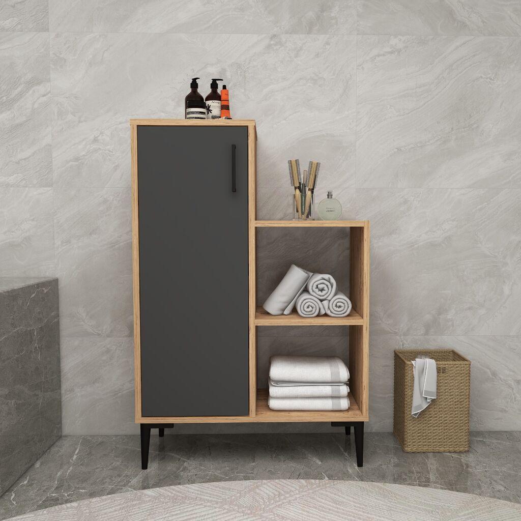 Hanah Home Multifunkcionalna komoda Reysary, 106,8 x 71,4 x 35 cm, Smeđa